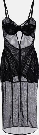 Dolce & Gabbana Abito midi in tulle