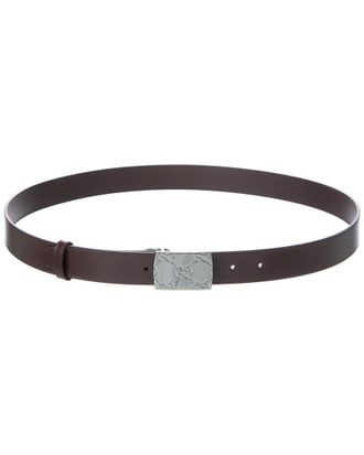 Gucci Rectangular Buckle Leather Belt