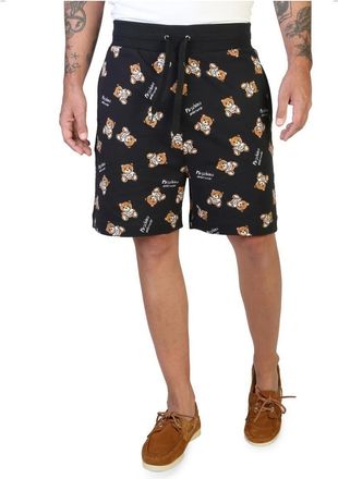 Moschino Elastic Waistband Shorts with Frog Fastening