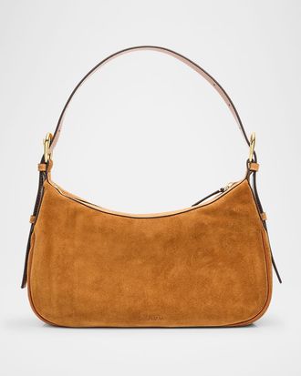 Staud Pine Suede Shoulder Bag