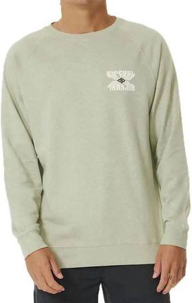 Rip Curl Saltwater Crew Sweatshirt In Sage