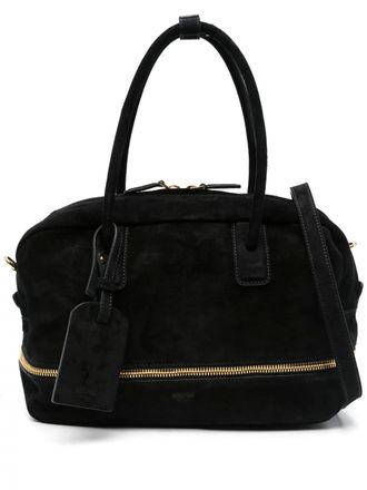 Moschino suede tote bag - Black