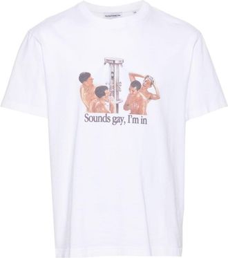 Carne Bollente Sounds Gay, Im In cotton T-shirt - unisex - Organic Cotton - S - White