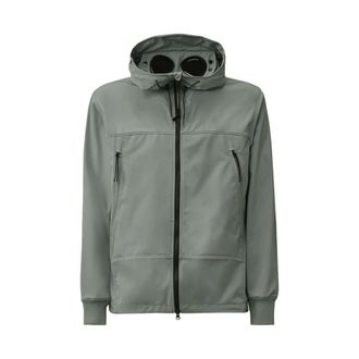 C.P. Company Light Jackets, male, Green, Size: XL 20Cmow728A Softshell Jacket