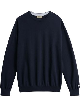 Woolrich logo-embroidered sweatshirt - men - Fabric - 3XL - Blue