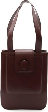 Cartier Must Bordeaux Leather Shoulder Bag Tote Bag (Pre-Owned)