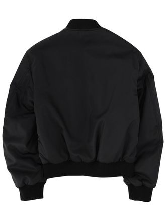 Versace Reversible Polyamide Bomber Jacket - Black