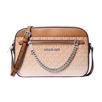 Michael Kors Brown Canvas Crossbody Womens Bag