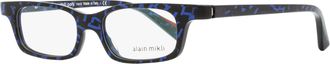 Alain Mikli A03096 Patterned Acetate Eyeglasses - Blue