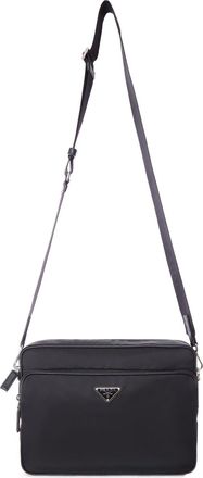 Prada RE-NYLON AND LEATHER SHOULDER BAG - Prada - Man