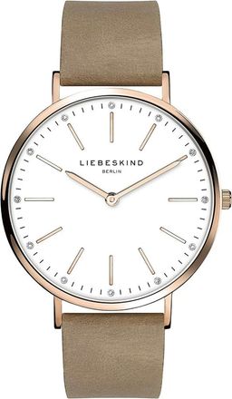 Liebeskind Liebeskind Berlin, Dames, Accessoires, Beige, Maat: ONE Size Leer