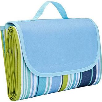 OEM Manta De Picnic Aislante E Impermeable Con Asas, 200x200 Cm, Para 6-8 Personas, Multicolor