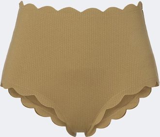Marysia Swim Santa Monica scalloped bikini bottoms