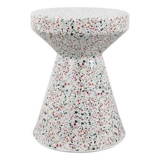 Jonathan Y Designs Xenia 17.75 Modern Bohemian Terrazzo Indoor/Outdoor Drum Accent Table in Multi at Nordstrom