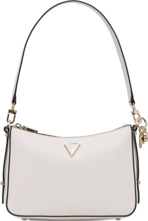 Guess Co logo-plaque tote bag - White