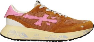 Premiata Lauryn 8180 - Dames - Sneakers - Oranje - 38 EU - Leer - Schoenen