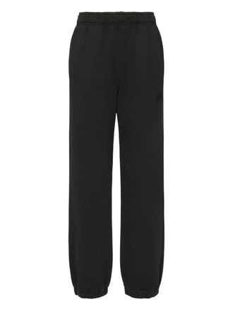 Pinko embroidered cuffed track pants - Black