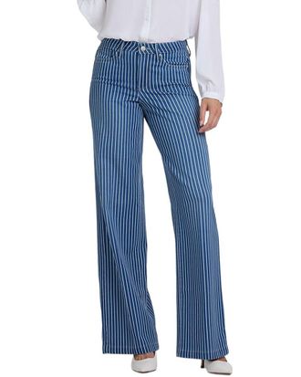 NYDJ Nydj Teresa Marseilles Stripe Wide Leg Jean