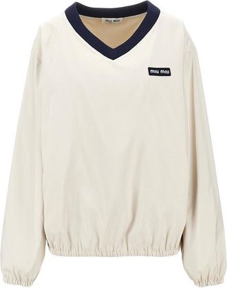 Miu Miu Tec pong&eacute; sweatshirt Woman 40