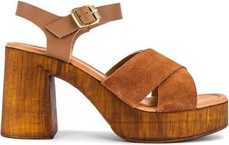 Seychelles Womens Paloma Sandal In Brown Suede