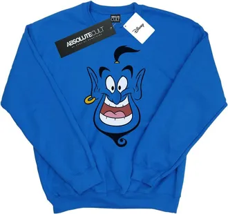 Disney Heren Aladdin Genie Gezicht Sweatshirt (Koningsblauw)