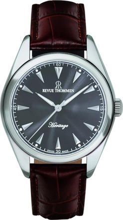 Revue Thommen Heritage Automatisch Horloge - Heren - Horloges - Bruin - ONE Size - Leer - Accessoires