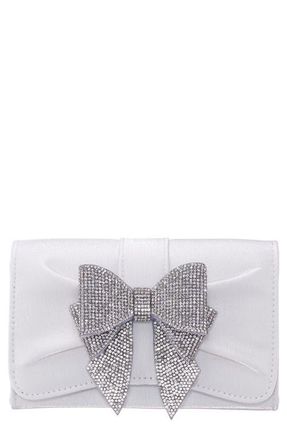 Nina Etta Clutch in White at Nordstrom