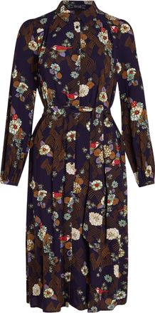 King Louie Carina Dress Rising, Evening Blue, 16