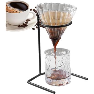 OEM Supporto Per Caff&egrave; - Porta Filtro Per Caff&egrave;, Porta Filtro A Goccia In Metallo - Scolaacqua Minimalista - Porta Filtro A Goccia Manuale - Gocciolatore 