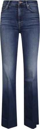 Mother Stijlvolle Fray Jeans - Dames - Bootcut Jeans - Blauw - W29 - Jeans