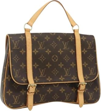 Louis Vuitton Pre-owned Handbags, female, Brown, Size: ONE SIZE Pre-owned Monogram Canvas Shoulder Bag