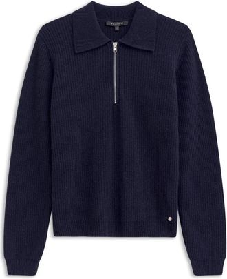 Bugatti Dames, Truien, Blauw, Maat: S Wol