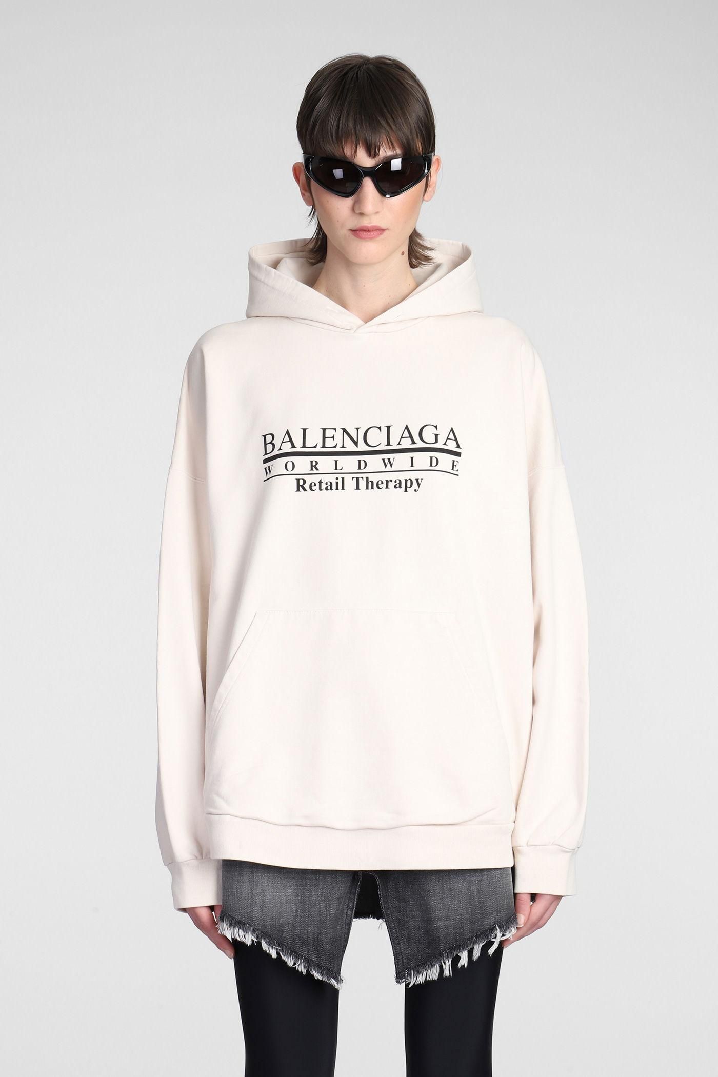 Balenciaga Logo Felpa Balenciaga Fucsia Felpe Balenciaga SALDI