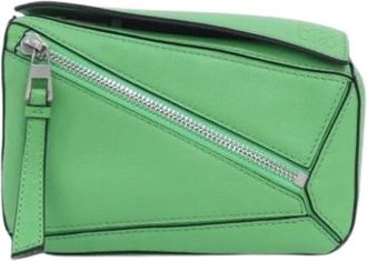 Loewe Pre-owned Mini Bags, female, Green, Size: ONE SIZE Pre-owned Mini Shoulder Bag