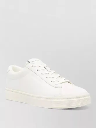 Emporio Armani leather low-top sneakers