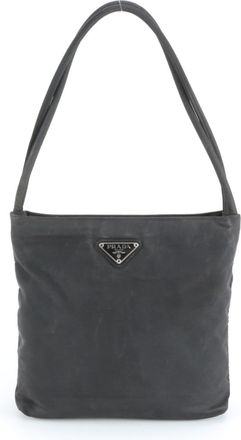 Prada Black Nylon Tote Bag (Pre-Owned)
