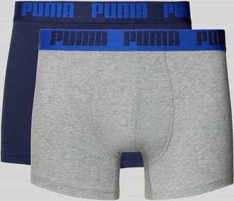 Puma Trunks aus Baumwoll-Mix im 2er-Pack in Royal, Gr&ouml;&szlig;e XXL