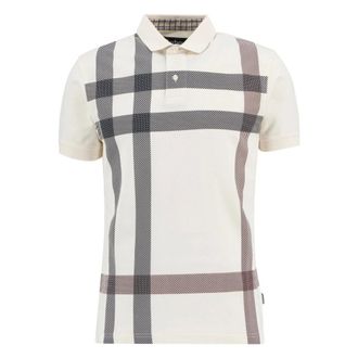 Barbour Polo Shirts, male, Multicolor, Size: XL Blaine Oversized Tartan Polo