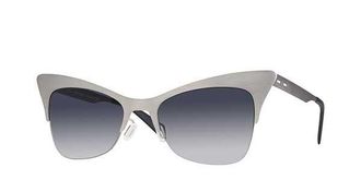 Italia Independent II 0504 075.075 Womens Sunglasses Silver Size 51