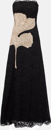 Costarellos Abito lungo Hallis in pizzo con decorazioni