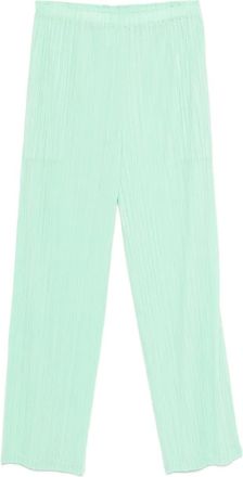 Pleats Please Issey Miyake Plooibroek - Groen