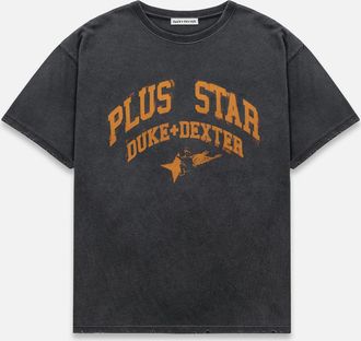 Duke + Dexter Duke + Dexter, Mens Plus Vintage Washed Black T-Shirt, Size XXL