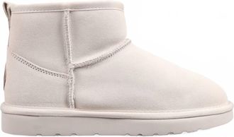 Lamofootwear Womens Kora Short Slip On Boot In Winter White