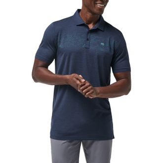 Travis Mathew Round It Up Polo in Total Eclipse at Nordstrom Rack, Size Medium