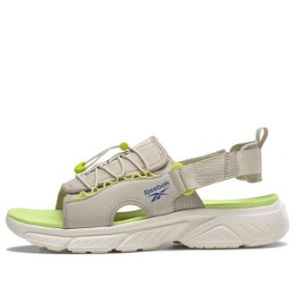 Reebok Hyperium Slides Athleisure Casual Sports Sandals Unisex Brown Green GV7081