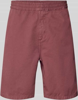 Carhartt Work in Progress Shorts mit elastischem Bund Modell FLINT in Altrosa, Gr&ouml;&szlig;e M