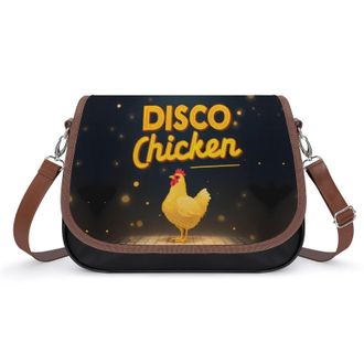 Generic Funny Disco Chicken Fashion Womens Crossbody Bags Novelty Handbag Shoulder Bag Purse