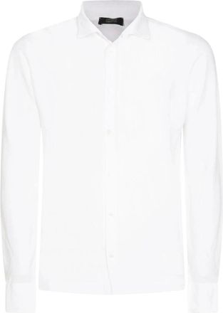 Zanone Heren, Overhemden, Wit, Maat: 2XL Katoen