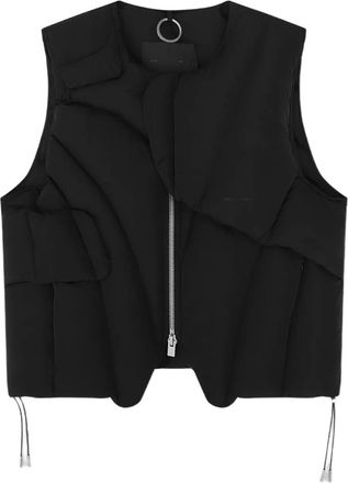 Heliot Emil Giacca smanicata trapuntata - Nero