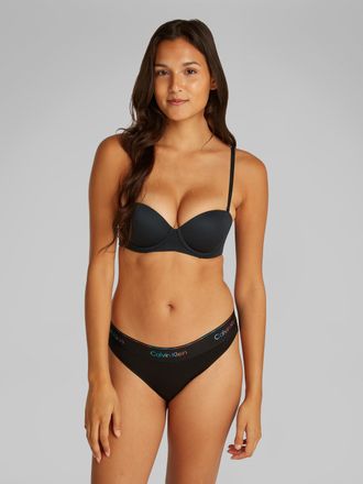 Calvin Klein Underwear Balconette-BH PUSH UP STRAPLESS, Damen, Gr. 70, Cup DD, schwarz, Obermaterial: 79% Polyamid, 21% Elasthan, CALVIN KLEIN UNDERWEAR, unifarben, k&ouml;rperna